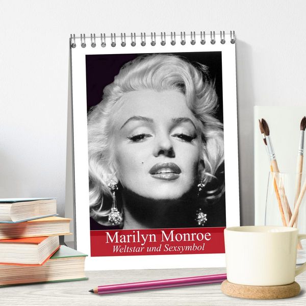 Produktbild: Marilyn Monroe. Weltstar und Sexsymbol (Tischkalender 2026 DIN A5 hoch), CALVENDO Monatskalender