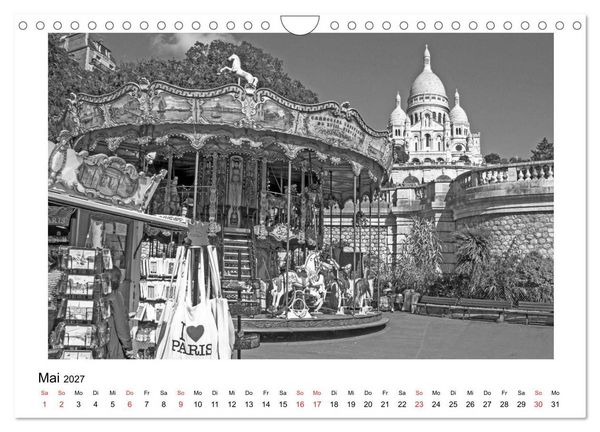 Produktbild: Paris vive la m&eacute;tropole (Wandkalender 2027 DIN A4 quer), CALVENDO Monatskalender