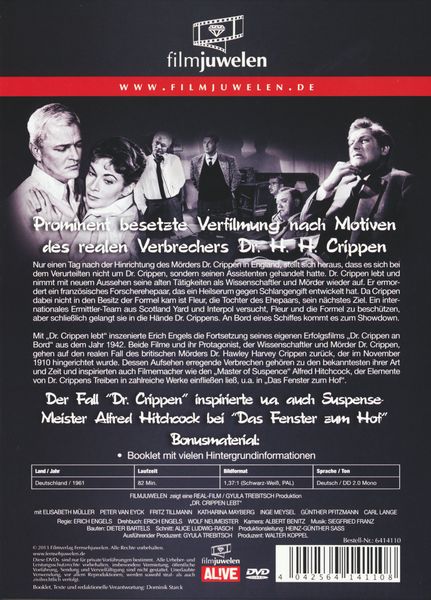 Produktbild: Dr. Crippen lebt - Filmjuwelen