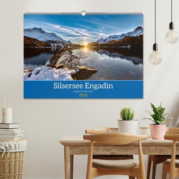 Produktbild: Silsersee Engadin (Wandkalender 2026 DIN A2 quer), CALVENDO Monatskalender