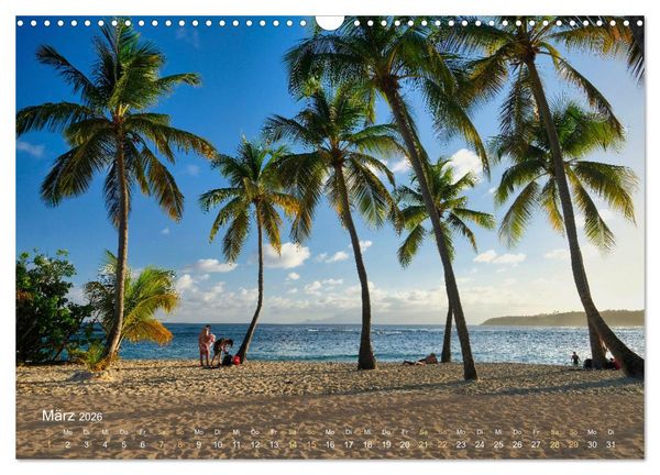 Produktbild: Guadeloupe - Karibische Traumstr&auml;nde (Wandkalender 2026 DIN A3 quer), CALVENDO Monatskalender