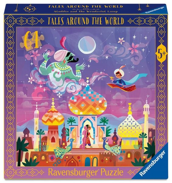 Produktbild: Kinderpuzzle 64 Teile - Aladdin und die Wunderlampe
