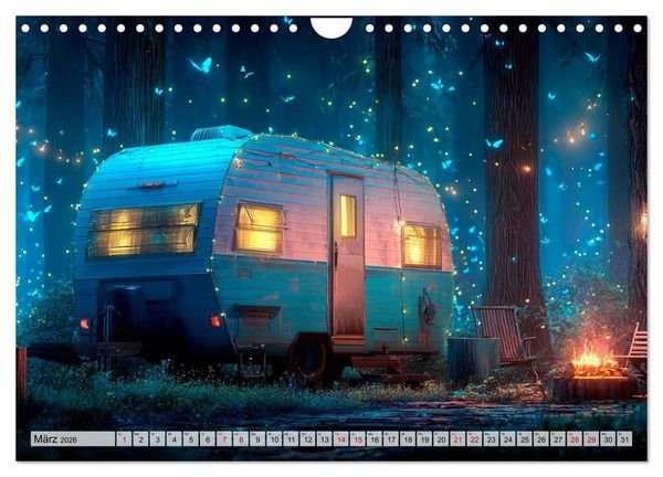 Produktbild: Caravanesque (Wandkalender 2026 DIN A4 quer), CALVENDO Monatskalender