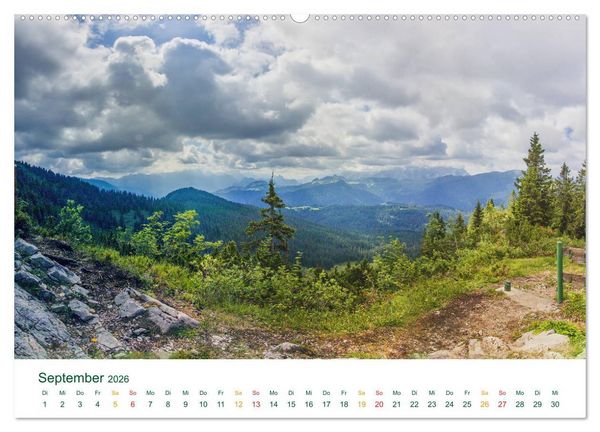Produktbild: Auf der Winklmoosalm (Wandkalender 2026 DIN A2 quer), CALVENDO Monatskalender