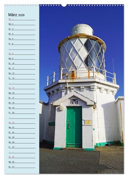 Produktbild: Leuchtt&uuml;rme - Geburtstagskalender (hochwertiger Premium Wandkalender 2026 DIN A2 hoch), Kunstdruck in Hochglanz