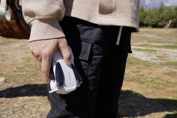 Produktbild: Potensic ATOM SE Quadrocopter RtF Einsteiger, Kameraflug Grau