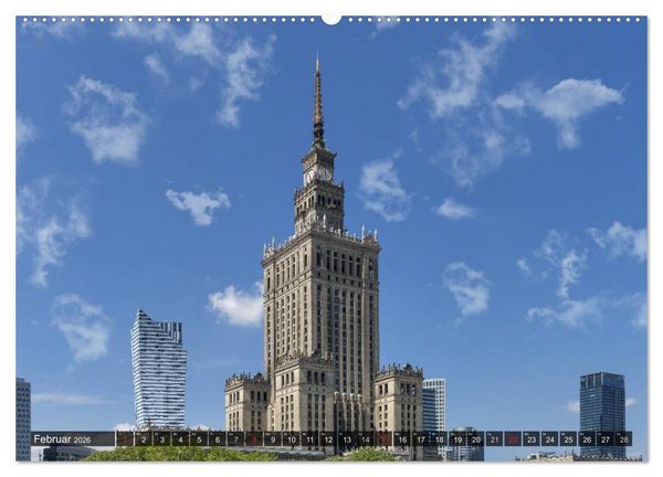 Produktbild: Ein Wochenende in Warschau (Wandkalender 2026 DIN A2 quer), CALVENDO Monatskalender