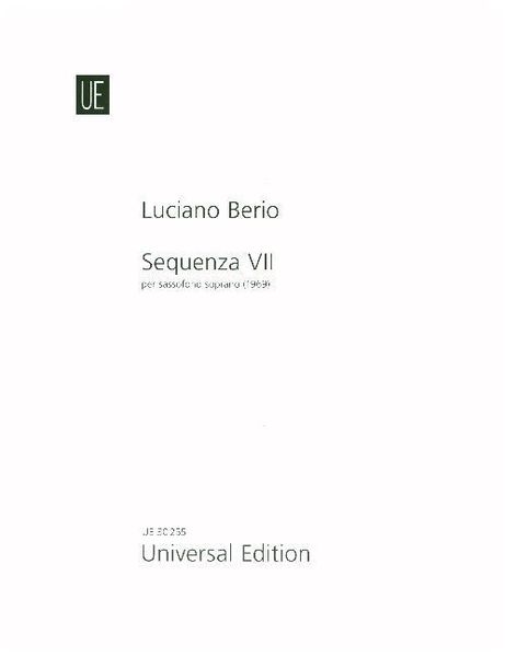 Produktbild: Berio, L: Sequenza VIIb