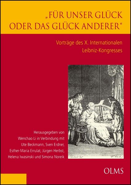 Produktbild: "F&uuml;r unser Gl&uuml;ck ..." Bd. 3. Vortr&auml;ge Leibniz-Kongre&szlig; 2016