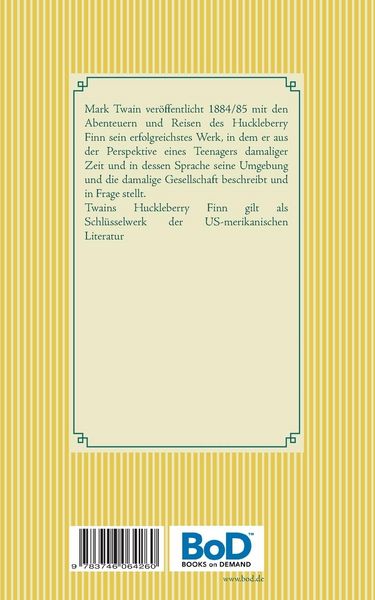 Produktbild: Abenteuer und Fahrten des Huckleberry Finn
