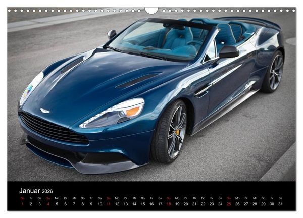Produktbild: Aston Martin Vanquish Volante (Wandkalender 2026 DIN A3 quer), CALVENDO Monatskalender