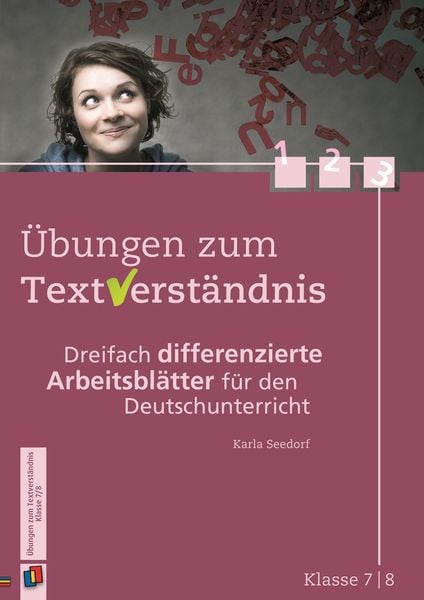 Produktbild: &Uuml;bungen zum Textverst&auml;ndnis Klasse 7/8