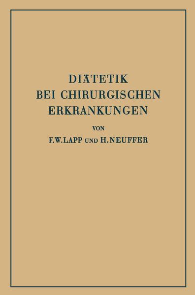 Produktbild: Di&auml;tetik bei Chirurgischen Erkrankungen
