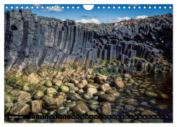 Produktbild: Eine Rundreise durch Island (Wandkalender 2026 DIN A4 quer), CALVENDO Monatskalender