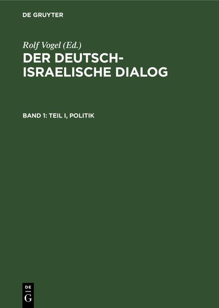 Produktbild: Teil I, Politik