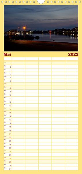 Produktbild: Wilhelmshaven - Familienplaner hoch (Wandkalender 2022 , 21 cm x 45 cm, hoch)