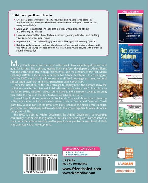 Produktbild: AdvancED Flex Application Development