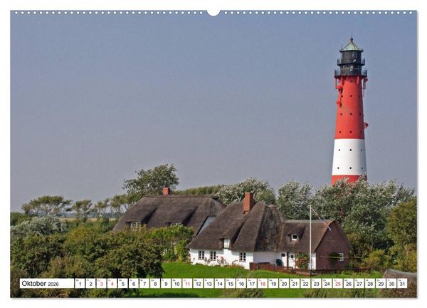 Produktbild: Die Nordsee zwischen Stade und Pellworm (hochwertiger Premium Wandkalender 2026 DIN A2 quer), Kunstdruck in Hochglanz