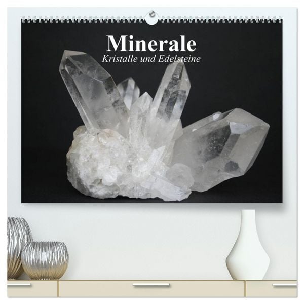 Produktbild: Minerale. Kristalle und Edelsteine (hochwertiger Premium Wandkalender 2026 DIN A2 quer), Kunstdruck in Hochglanz