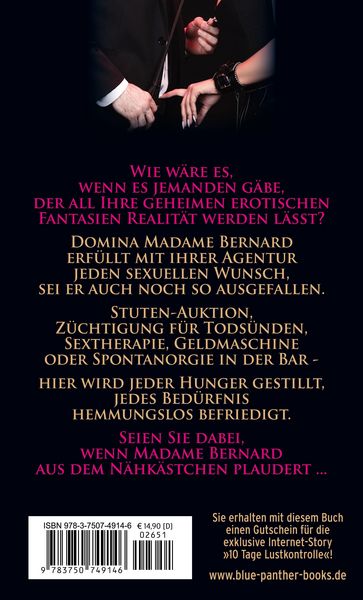 Produktbild: Die Meisterin der verdorbenen W&uuml;nsche | Erotischer SM-Roman