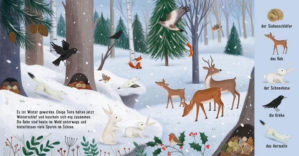 Produktbild: Mein erstes Natur-Wimmelbuch: Tiere im Wald