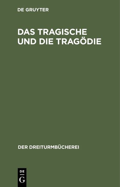 Produktbild: Das Tragische und die Trag&ouml;die