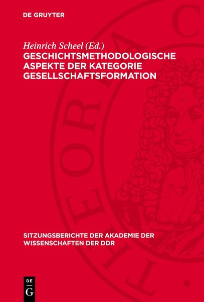 Produktbild: Geschichtsmethodologische Aspekte der Kategorie Gesellschaftsformation