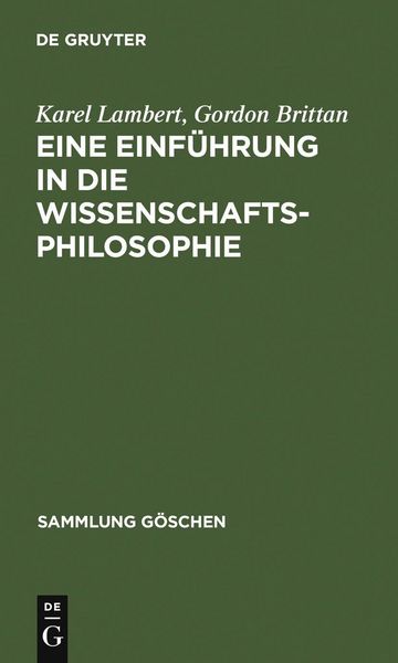 Produktbild: Eine Einf&uuml;hrung in die Wissenschaftsphilosophie