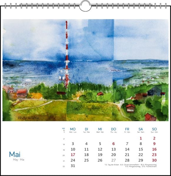 Produktbild: Bodensee Aquarell 2027