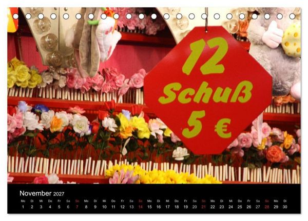 Produktbild: Jahrmarkt 2027 (Tischkalender 2027 DIN A5 quer), CALVENDO Monatskalender