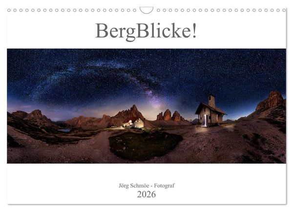 Produktbild: BergBlicke! (Wandkalender 2026 DIN A3 quer), CALVENDO Monatskalender