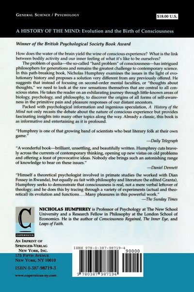 Produktbild: A History of the Mind