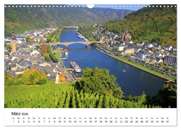 Produktbild: Cochem - Eine Perle an der Mosel (Wandkalender 2026 DIN A3 quer), CALVENDO Monatskalender