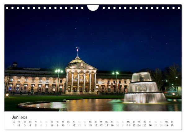 Produktbild: Du sch&ouml;nes Wiesbaden (Wandkalender 2026 DIN A4 quer), CALVENDO Monatskalender