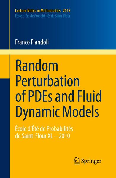 Produktbild: Random Perturbation of PDEs and Fluid Dynamic Models
