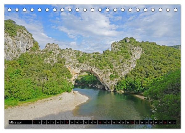 Produktbild: Sch&ouml;ne Orte in Frankreich (Tischkalender 2026 DIN A5 quer), CALVENDO Monatskalender