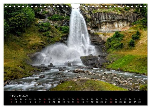 Produktbild: Norwegen - Vom Westen zum S&uuml;den (Wandkalender 2026 DIN A4 quer), CALVENDO Monatskalender