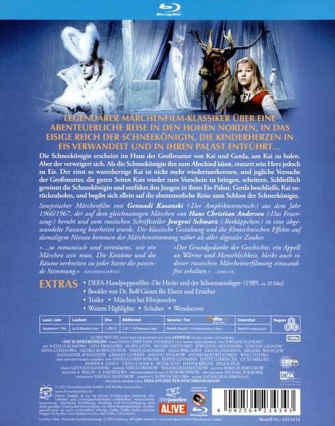 Produktbild: Die Schneek&ouml;nigin (1966) (Filmjuwelen / DEFA-M&auml;rchen)