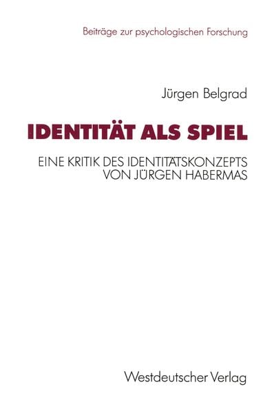 Produktbild: Identit&auml;t als Spiel