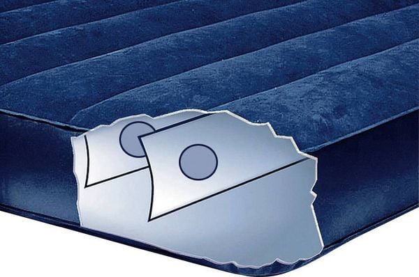 Produktbild: Intex 64758 DuraBeam Classic Luftbett (L x B x H) 191 x 137 x 25cm Blau