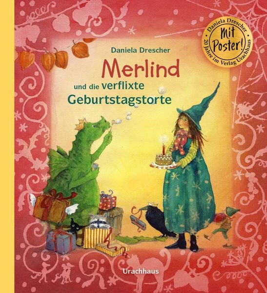 Merlind und die verflixte Geburtstagstorte, Gebundene Ausgabe von Daniela Drescher, Urachhaus, 978-3-8251-5403-5