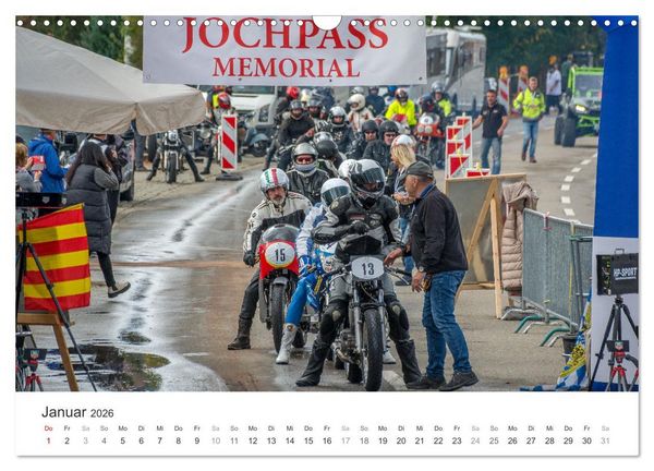 Produktbild: Motorr&auml;der am Jochpass (Wandkalender 2026 DIN A3 quer), CALVENDO Monatskalender