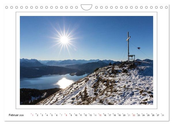 Produktbild: Unterwegs in den Bayerischen Voralpen (Wandkalender 2026 DIN A4 quer), CALVENDO Monatskalender