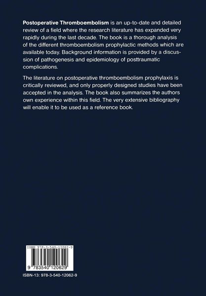 Produktbild: Postoperative Thromboembolism