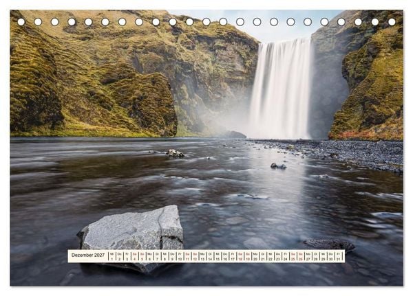 Produktbild: Island. Ein Jahr am Rand der Welt (Tischkalender 2027 DIN A5 quer), CALVENDO Monatskalender