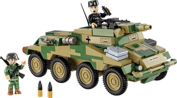 Produktbild: COBI Historical Collection 2288 - Sd. Kfz. 234/3 Stummel, WWII, Panzer, Bausatz, 1:35, 438 Bauteile