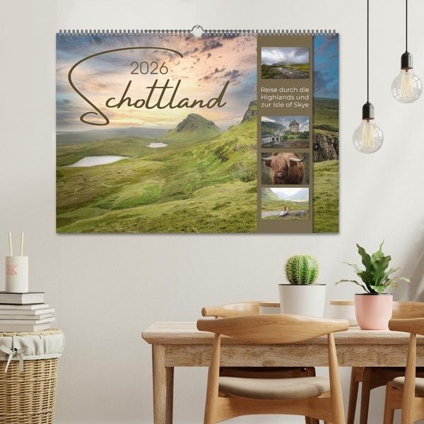 Produktbild: Schottland - Reise durch die Highlands und zur Isle of Skye (Wandkalender 2026 DIN A2 quer), CALVENDO Monatskalender