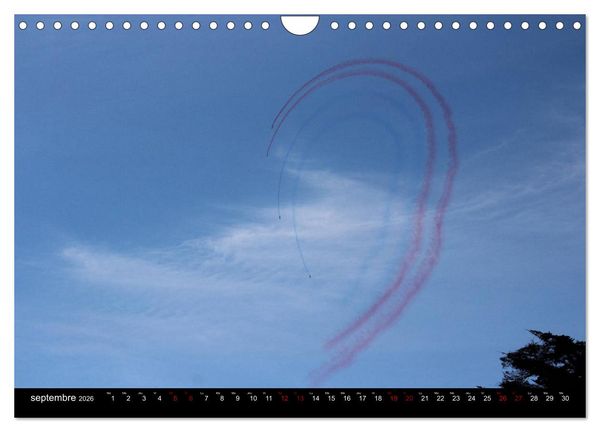 Produktbild: Arabesques dans le ciel de France (Calendrier mural 2026 DIN A4 vertical), CALVENDO calendrier mensuel