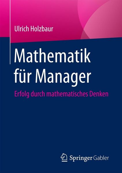 Produktbild: Mathematik f&uuml;r Manager