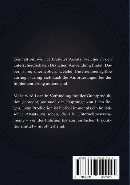 Produktbild: Lean Production - Grundlagen